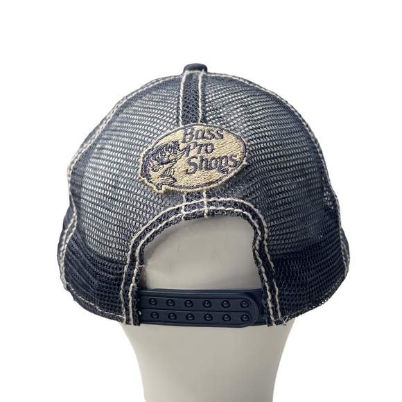 Bass Pro Shops Hat American Embroidered Patch Red Blue - Picture 3 of 6